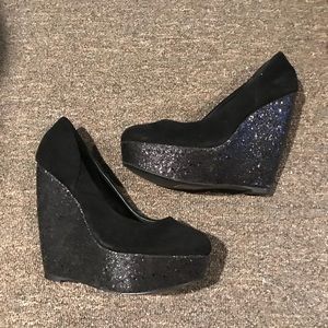 ALDO Glitter Wedge